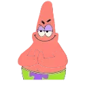 😈 emoji Patrick @TGRstickers Telegram sticker 12 of 48