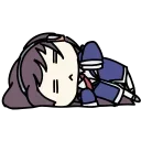 😑 emoji Azur Lane Animated | @KyouinArchive Telegram sticker 12 of 40