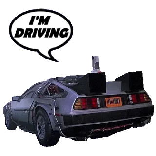 🚗 emoji BACK TO THE FUTURE @STIKERFORALL Telegram sticker 17 of 50