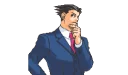 🤔 emoji Ace Attorney Telegram sticker 20 of 119