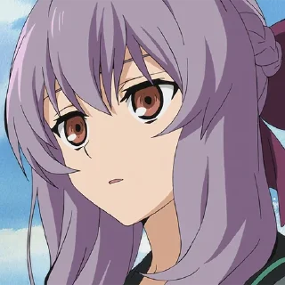 💜 emoji Shinoa Hiragi @xxTokyo_Art Telegram sticker 19 of 40