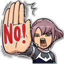✋ emoji Inazuma Eleven Telegram sticker 16 of 32