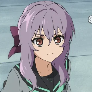 💜 emoji Shinoa Hiragi @xxTokyo_Art Telegram sticker 11 of 40