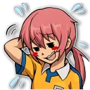 😳 emoji Inazuma Eleven Telegram sticker 6 of 32