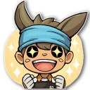 😍 emoji Inazuma Eleven Telegram sticker 18 of 32