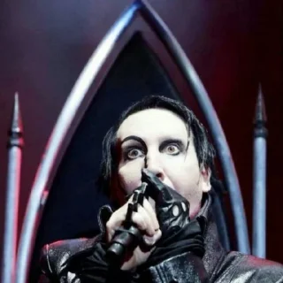 🍷 emoji Marilyn Manson @BarbieBoySwag Telegram sticker 22 of 120