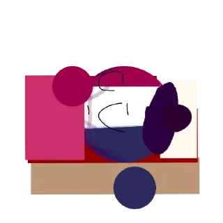 😴 emoji Country balls | @glithy_rodamrix Telegram sticker 8 of 44