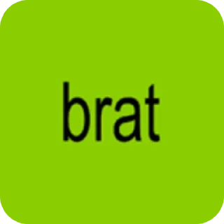 👍 Brat reactions, Telegram sticker 18 of 22