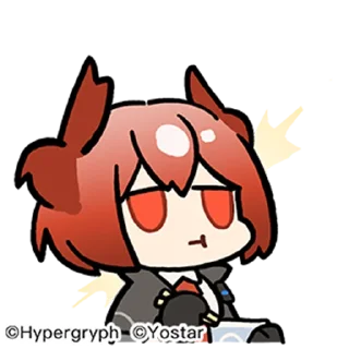✨ emoji [Arknights] Take a break Telegram sticker 15 of 16