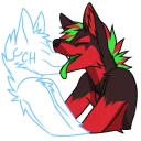 👅 emoji gecko Telegram sticker 8 of 77
