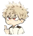 🖕 emoji Bakugou Katsuki @Bakugou Telegram sticker 10 of 83