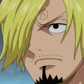 🎷 emoji ◈『 sanji 』◈ @ka_anime_sticker Telegram sticker 22 of 100