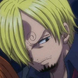 🎷 emoji ◈『 sanji 』◈ @ka_anime_sticker Telegram sticker 17 of 100