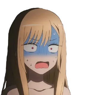 😨 emoji Marine Kitagawa Telegram sticker 15 of 33