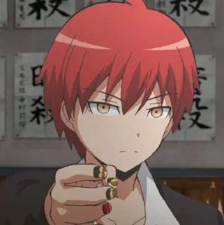🖱 emoji 🖱Karma akabane by (@miyukotto) Telegram sticker 24 of 50