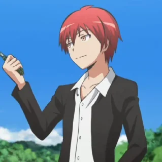 🖱 emoji 🖱Karma akabane by (@miyukotto) Telegram sticker 7 of 50
