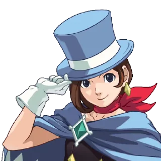😁 emoji Trucy Wright Telegram sticker 5 of 21