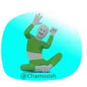 👋 Strange Man- @Chamoosh, стікер Telegram 8 з 8