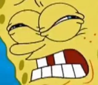 🤨 emoji I love SpongeBob Telegram sticker 10 of 93
