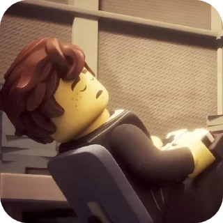😴 emoji Jay walker (ninjago) Telegram sticker 14 of 20