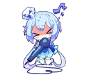 😖 emoji Cutie Chibi Aoki Lapis & Merli Telegram sticker 24 of 41