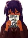 📕 Anime girls holding leftist books, стікер Telegram 16 з 21