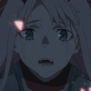 😧 Zero Two, стікер Telegram 19 з 24