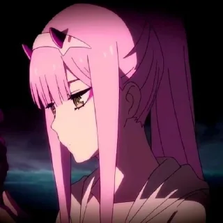 🖤 Zero Two, sticker Telegram 8 sur 49