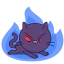 😈 Chaos Cat | @discord_stickers, стікер Telegram 2 з 15