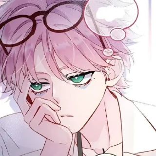 👾 —𝐖𝐚𝐚𝐧𝐠 𝐘𝐢 ; @xAsphodelx, Telegram sticker 12 of 90