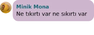 😒 Minik Mona, стікер Telegram 7 з 120
