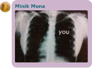 ❤️ Minik Mona, стікер Telegram 22 з 120