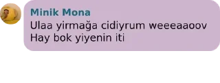 🤬 Minik Mona, стікер Telegram 14 з 120