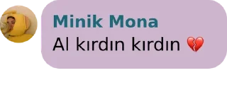💔 Minik Mona, стікер Telegram 9 з 120