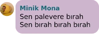 🤦‍♀️ Minik Mona, стікер Telegram 10 з 120