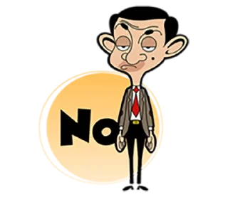 😒 Mr Bean @MBean1, стікер Telegram 23 з 39