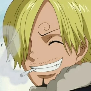 🎷 ◈『 sanji 』◈ @ka_anime_sticker, Telegram sticker 5 of 100