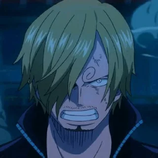 🎷 ◈『 sanji 』◈ @ka_anime_sticker, Telegram sticker 20 of 100