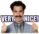 👍 Borat, General Aladeen, Brüno etc., Telegram sticker 6 of 20