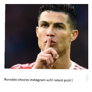 🤫 Cristiano ronaldo, Telegram sticker 8 of 10