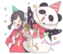 🎉 China-chan by @carlysticker, стикер Telegram 6 из 40