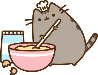 👨‍🍳 Pusheen, стікер Telegram 22 з 60