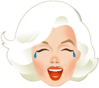 😂 @Beautifulstickers💃Marilymoji💃, Telegram sticker 5 of 90