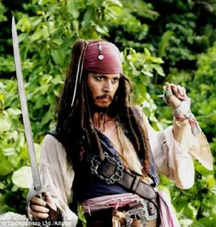 👀 Jack Sparrow, стікер Telegram 5 з 23