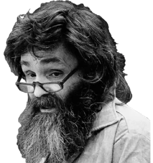 👓 Charles Manson, Telegram sticker 15 of 35