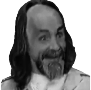 😃 Charles Manson, Telegram sticker 23 of 35