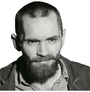 🤨 Charles Manson, Telegram sticker 11 of 35