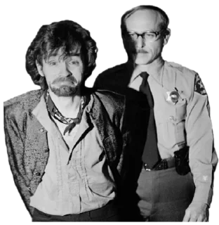 ☹️ Charles Manson, Telegram sticker 10 of 35