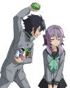 😤 Shinoa, стикер Telegram 16 из 44