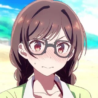 ⭐️ Chizuru Mizuhara - @lilsumi, sticker Telegram 24 sur 53